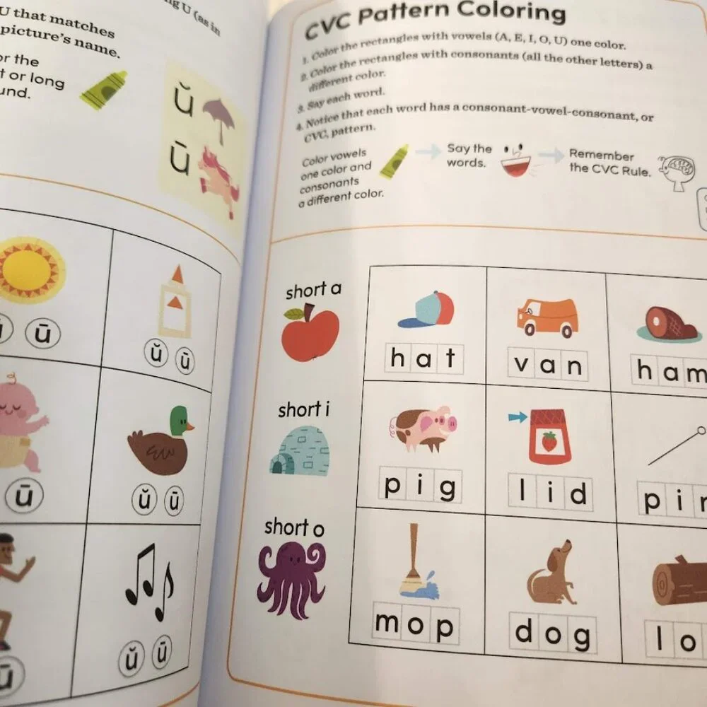 NEW Learn to Read for Kids with Dyslexia Activity Book Workbook 101 Games and Ac